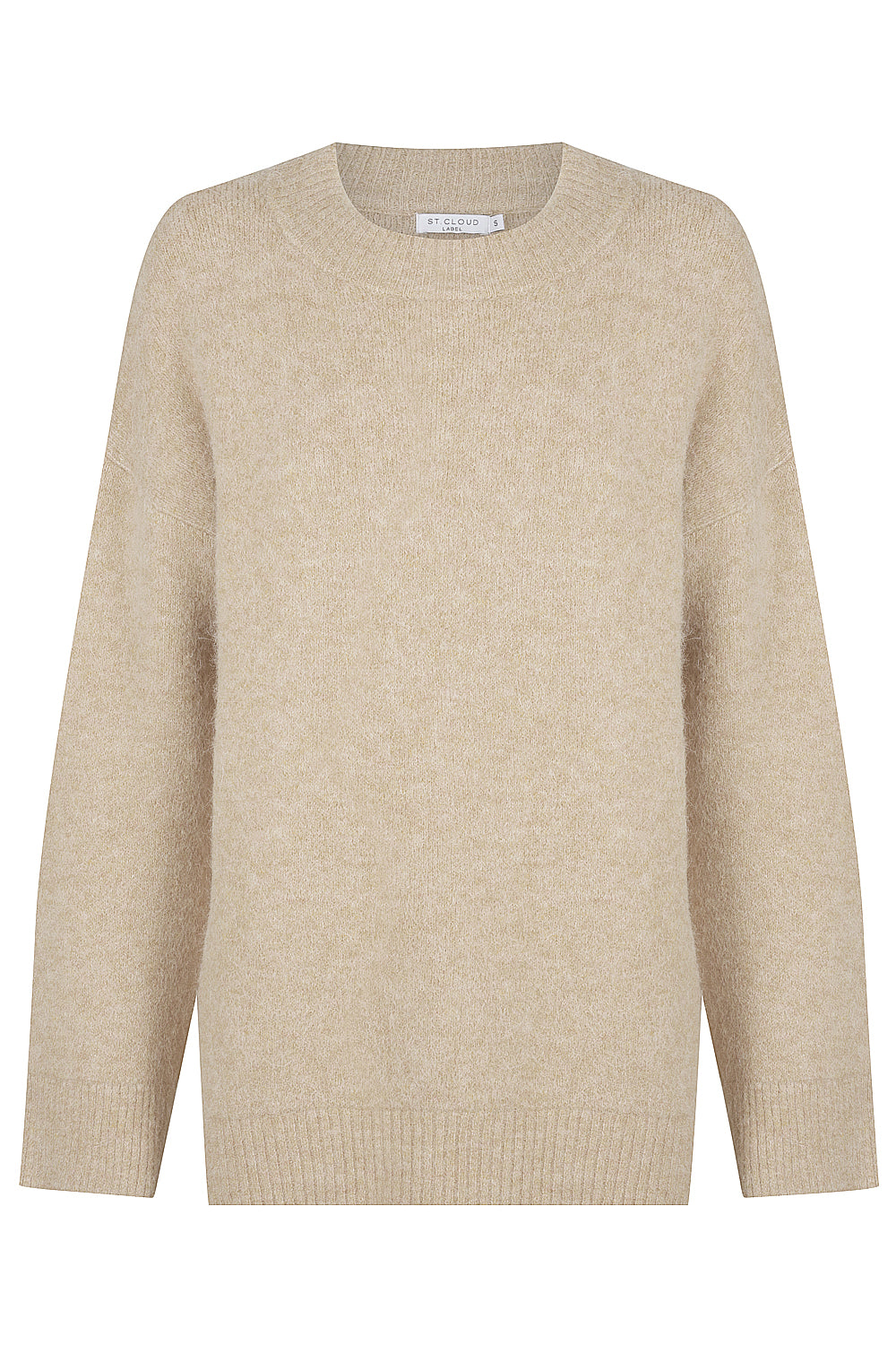 Kick Up Your Heels Cosy Knit Crew - Creme Brulee