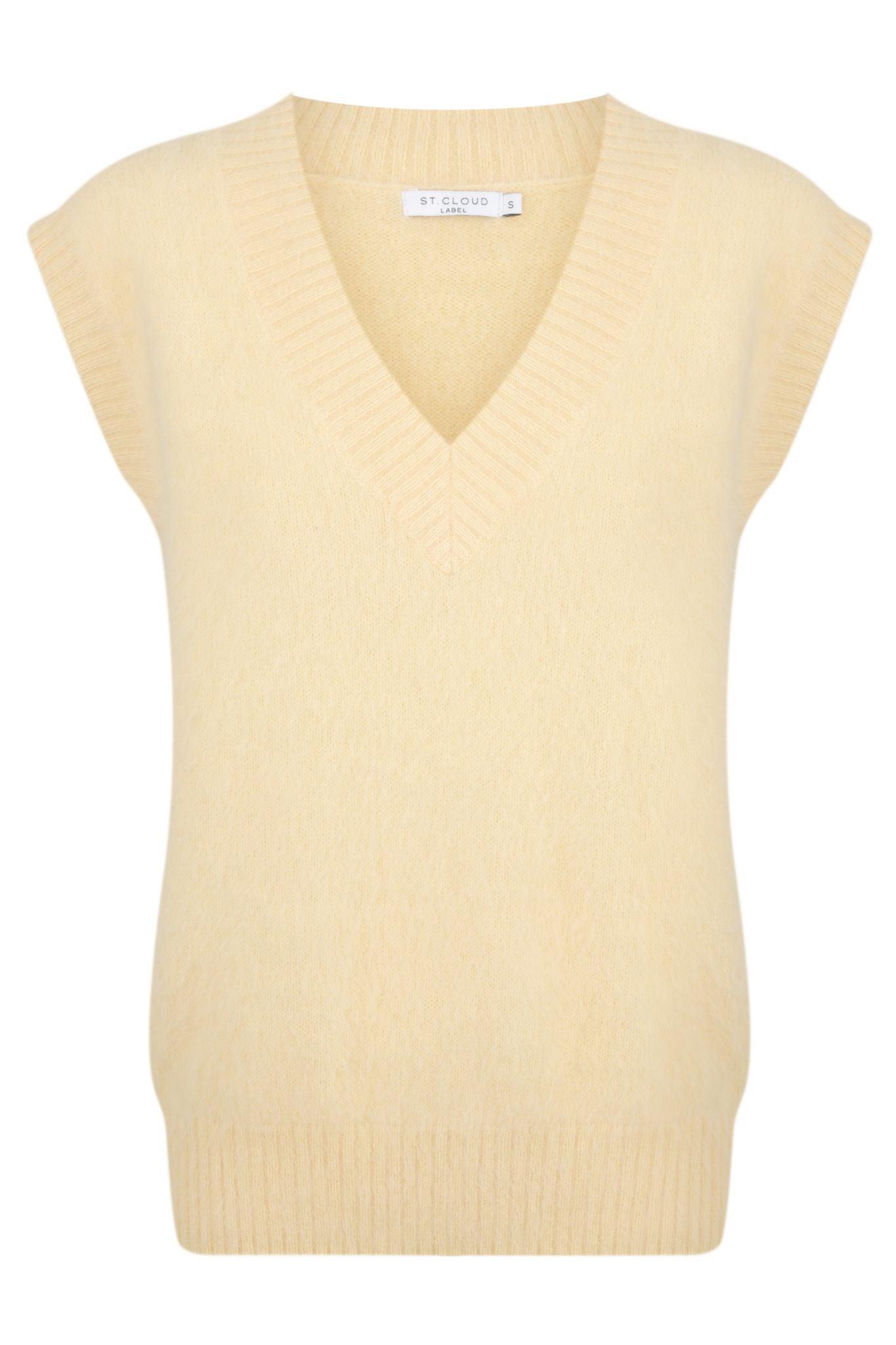 Fluffy Knit Vest - Honeycomb