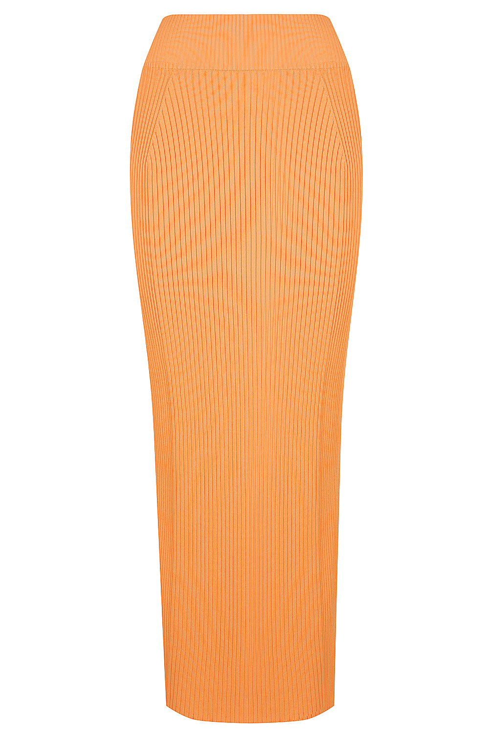 The Pisco Knit Skirt - Flame Orange