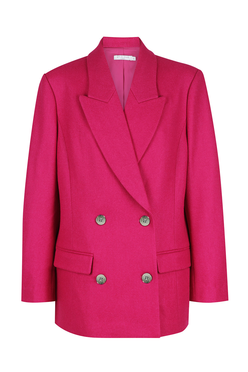 Blackholm Wool Blazer Coat - Love Potion Pink