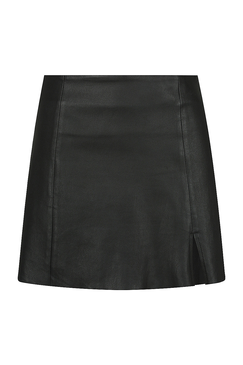 Utopia Leather Mini Skirt - Black
